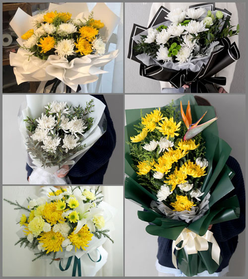 广东惠州市惠东县稔山镇长排村白事花束代送